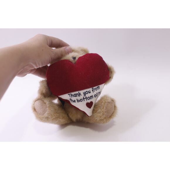 Boyds Bears, Manny Thanks, Small Plush, Red Heart, Gift Idea, ~ 250929-WH 770 - Picture 2 of 4